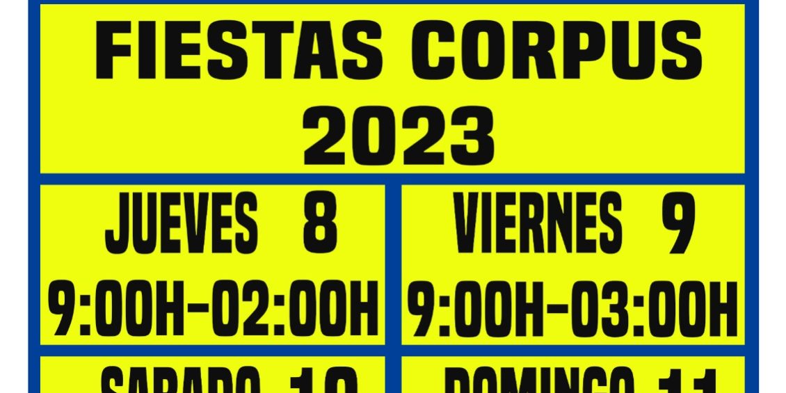 Horarios Parkings_fiestas 23